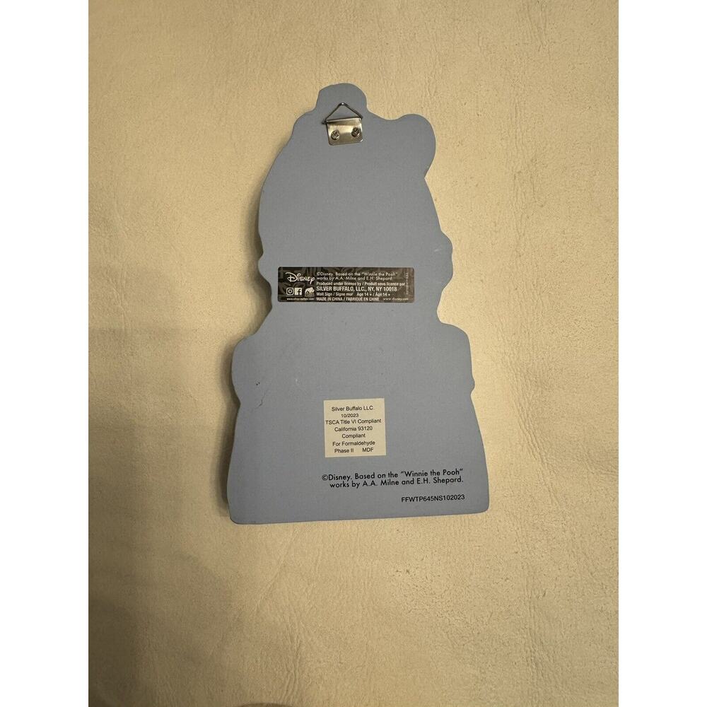 Disney Winnie the Pooh Wall sign, 2023, Blue, Wooden Pooh Tabletop, Honey Pot - Picture 2 of 6